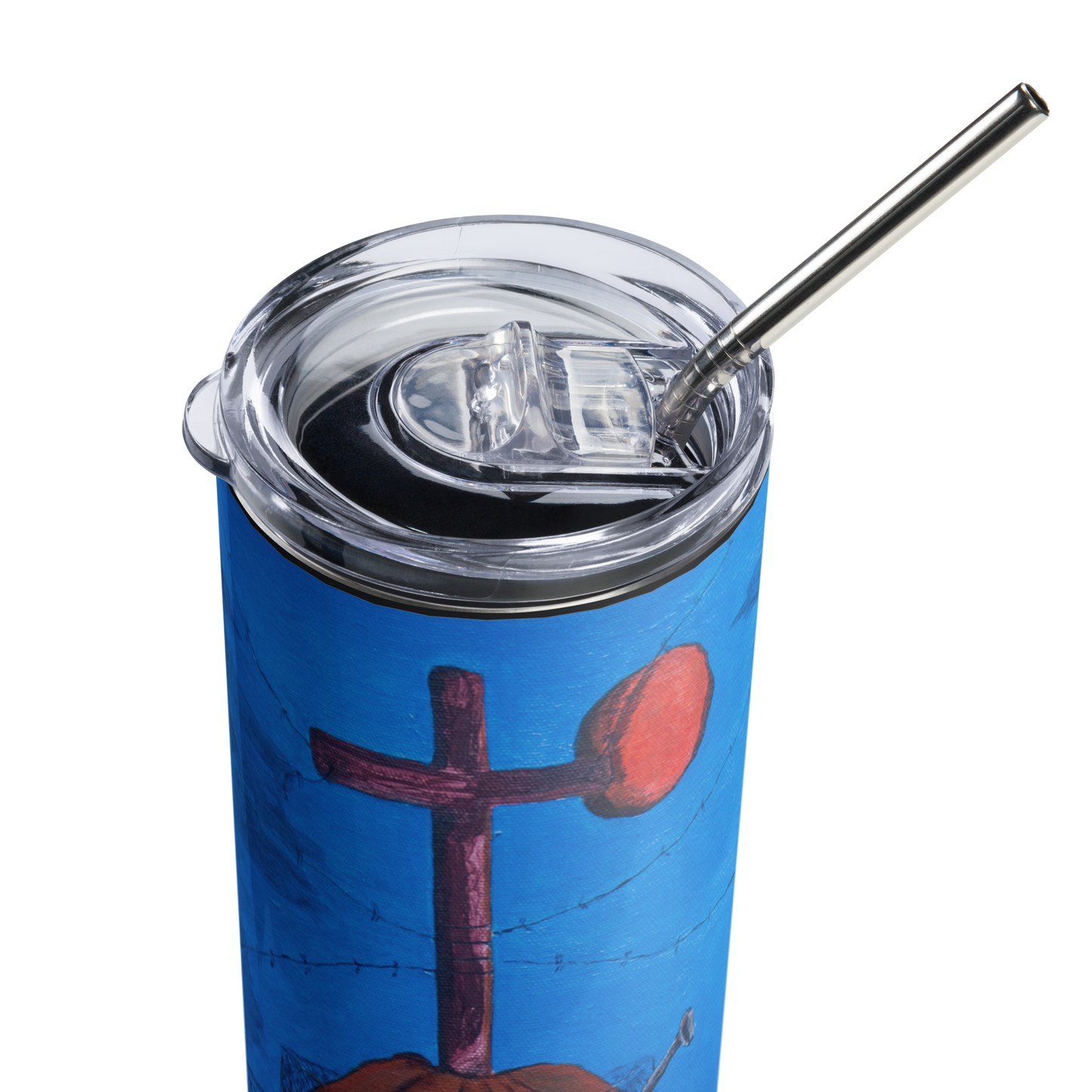 Stainless steel Tumbler- Fe y Obstáculo