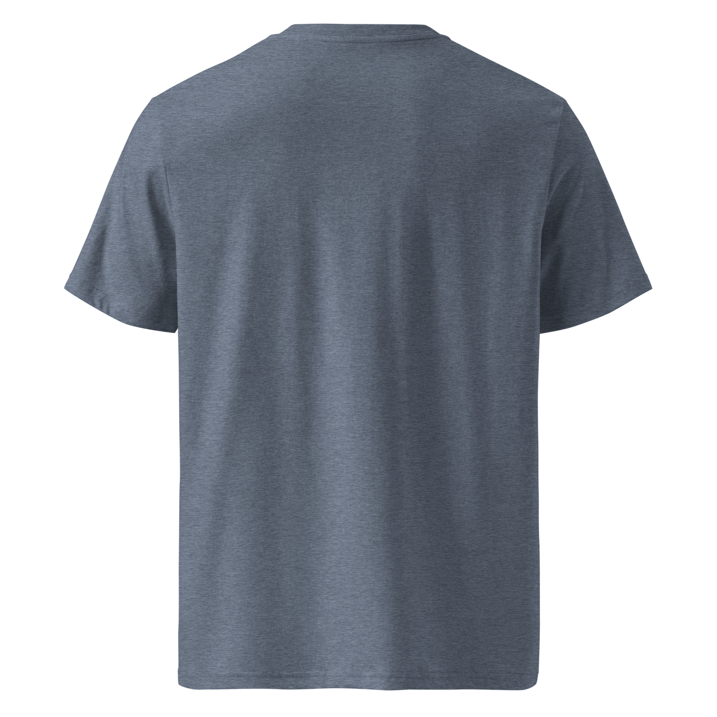 Product mockup|dark heather blue|back