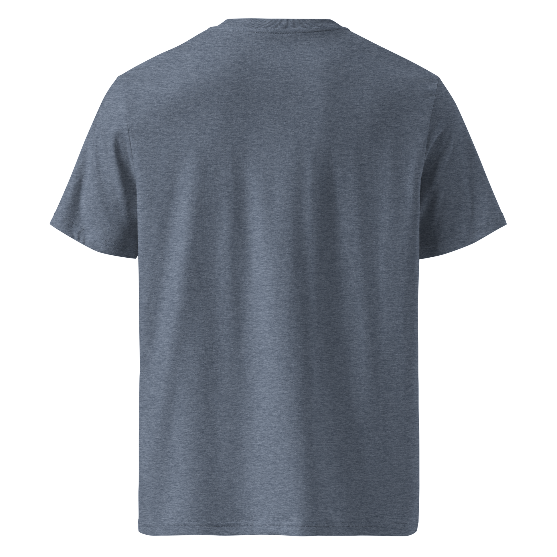 Product mockup|dark heather blue|back